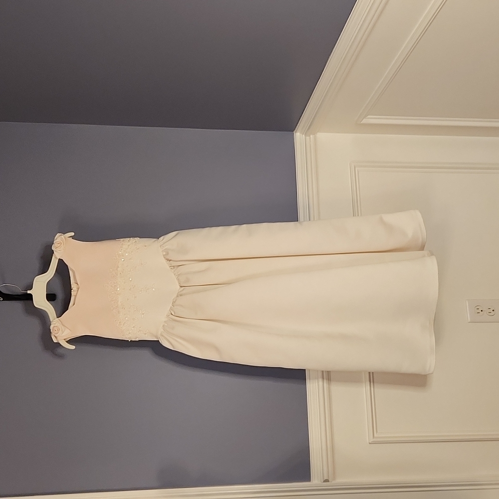 Mon Cheri Flower Girl Dress sz 8